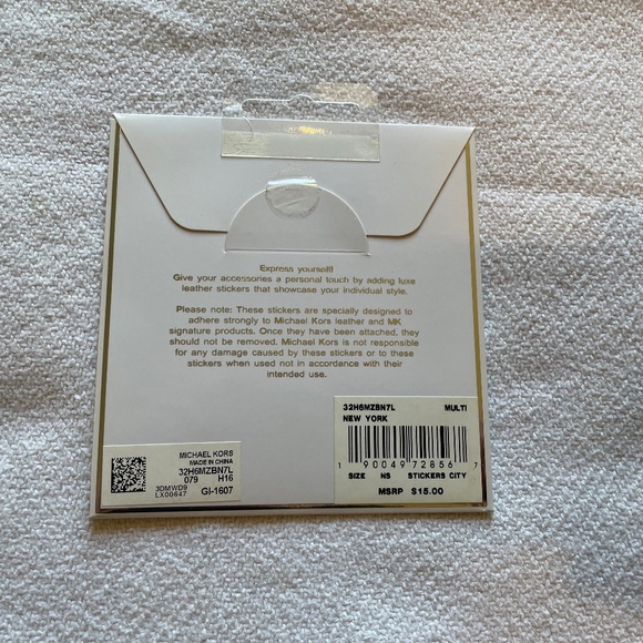Michael Kors Leather Sticker "New York" Taxi - Picture 2 of 3